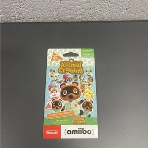 Nintendo Animal Crossing Series 5 Amiibo Cards - 1 Pack of 6 cards